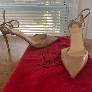 Christian Louboutin nude heels